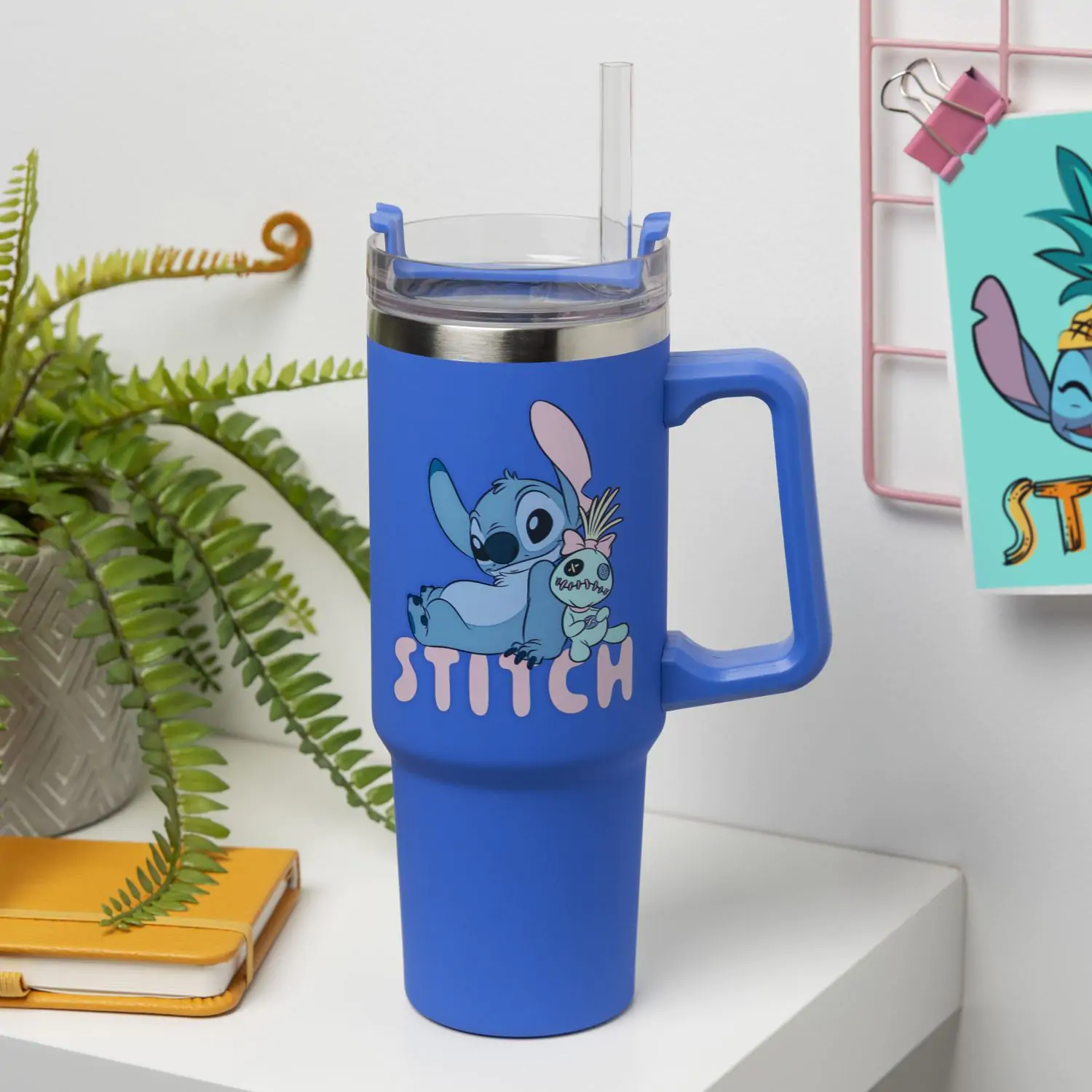 Lilo & Stitch Multiway cestovní hrnek Stitch Blue fotografii produktu