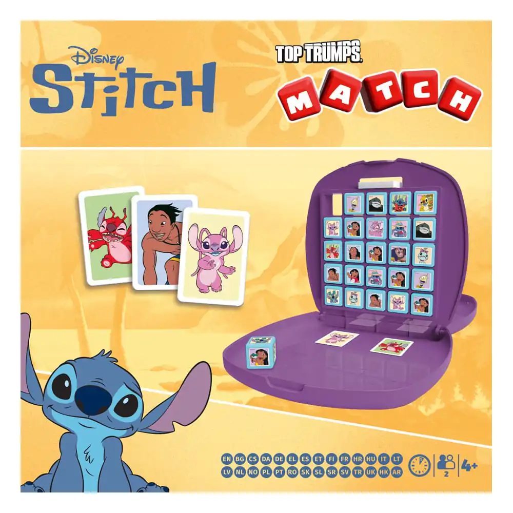 Lilo & Stitch Top Trumps Match Stitch karetní hra fotografii produktu