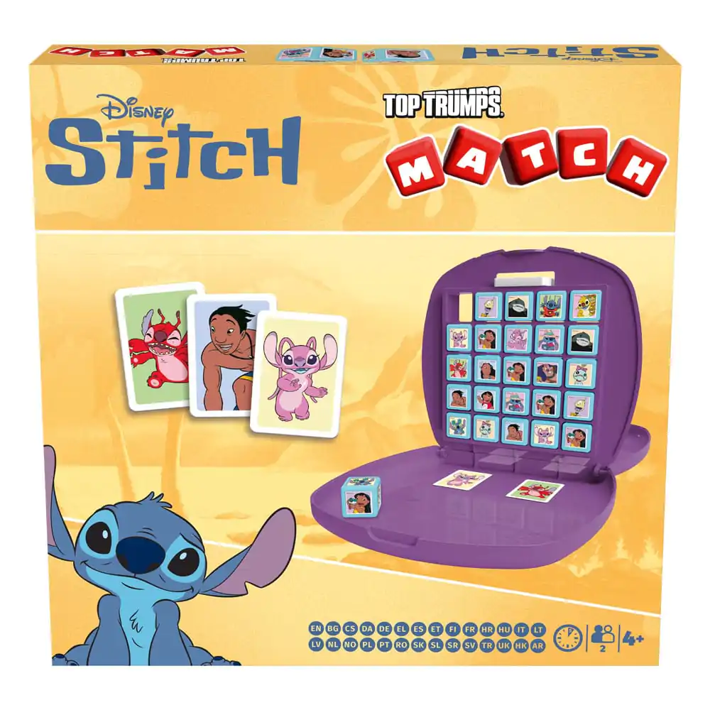 Lilo & Stitch Top Trumps Match Stitch karetní hra fotografii produktu