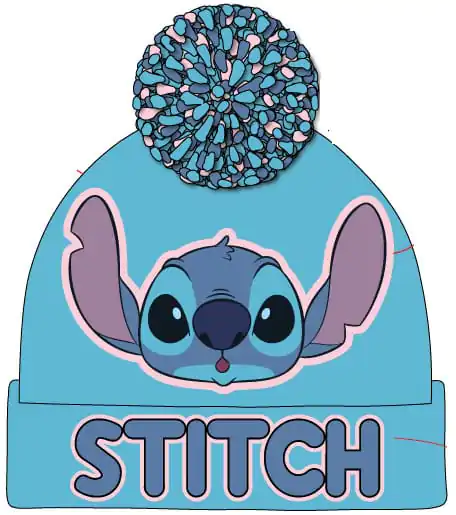 Lilo & Stitch čepice s bambulí světle modrá fotografii produktu