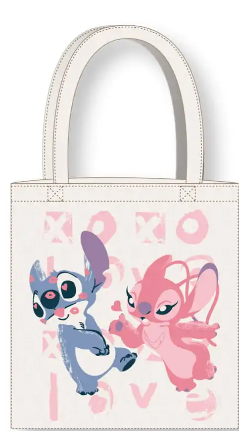 Lilo & Stitch Tote Bag Stitch & Angel LoveNákupní taška Lilo & Stitch Stitch & Angel Love fotografii produktu