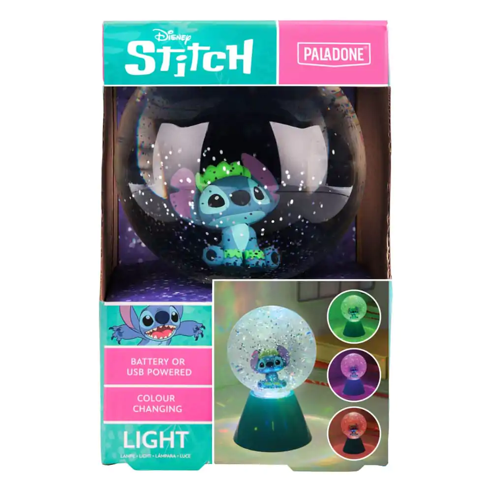 Lilo & Stitch LED lampa Stitch třpytková koule 17 cm fotografii produktu