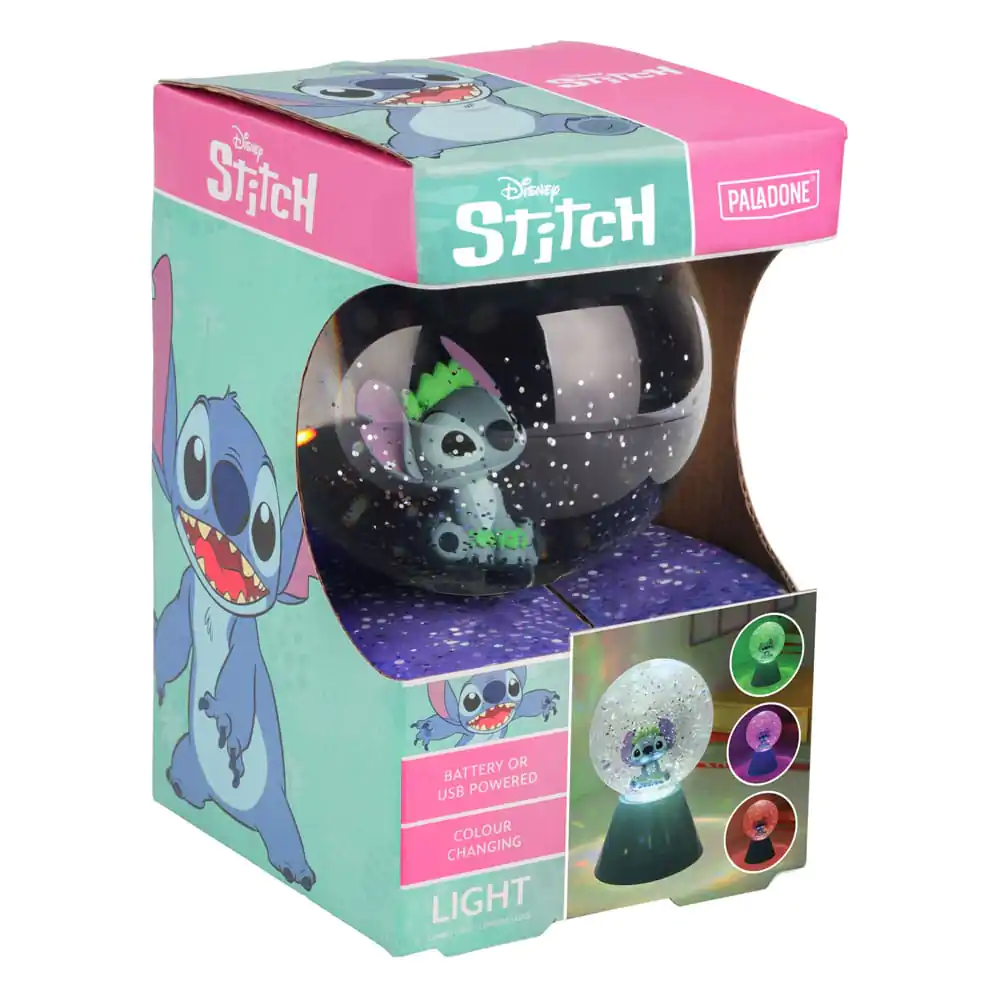 Lilo & Stitch LED lampa Stitch třpytková koule 17 cm fotografii produktu