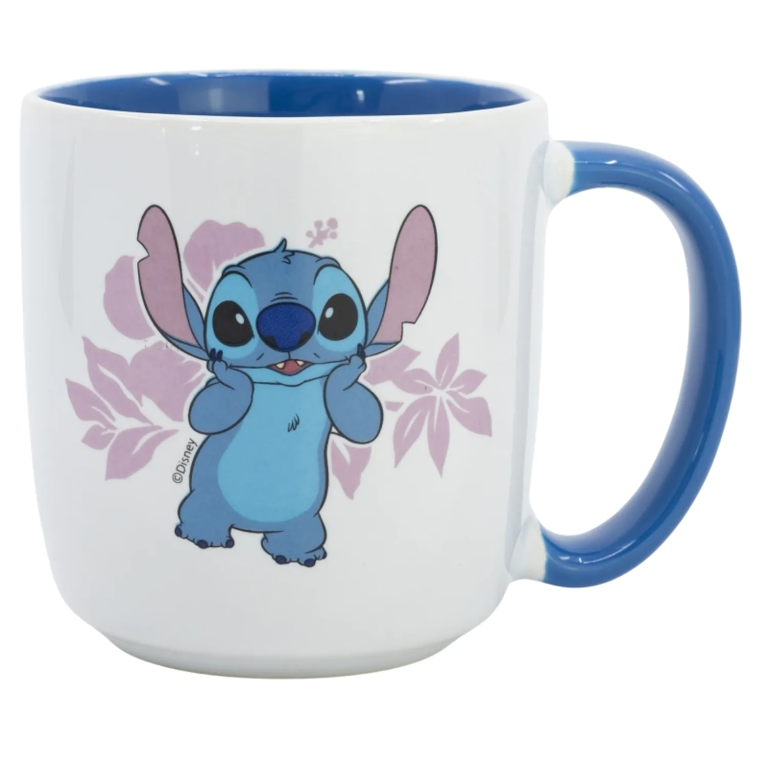 Lilo & Stitch Mug Stitch růžové květiny 385 ml fotografii produktu