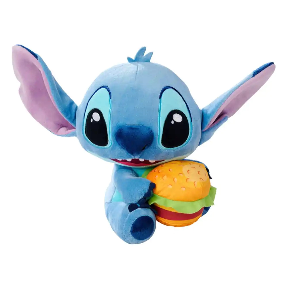 Lilo & Stitch Plyšová figurka Stitch s burgerem 25 cm fotografii produktu