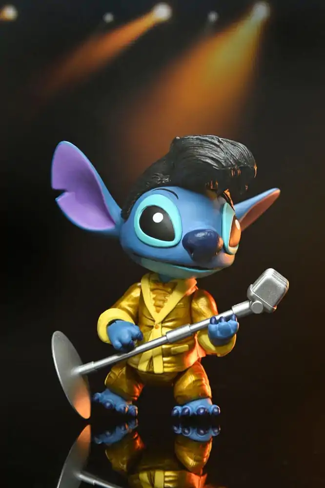 Lilo & Stitch akční figurka Ultimate Gold Suit Elvis Stitch 7 cm fotografii produktu