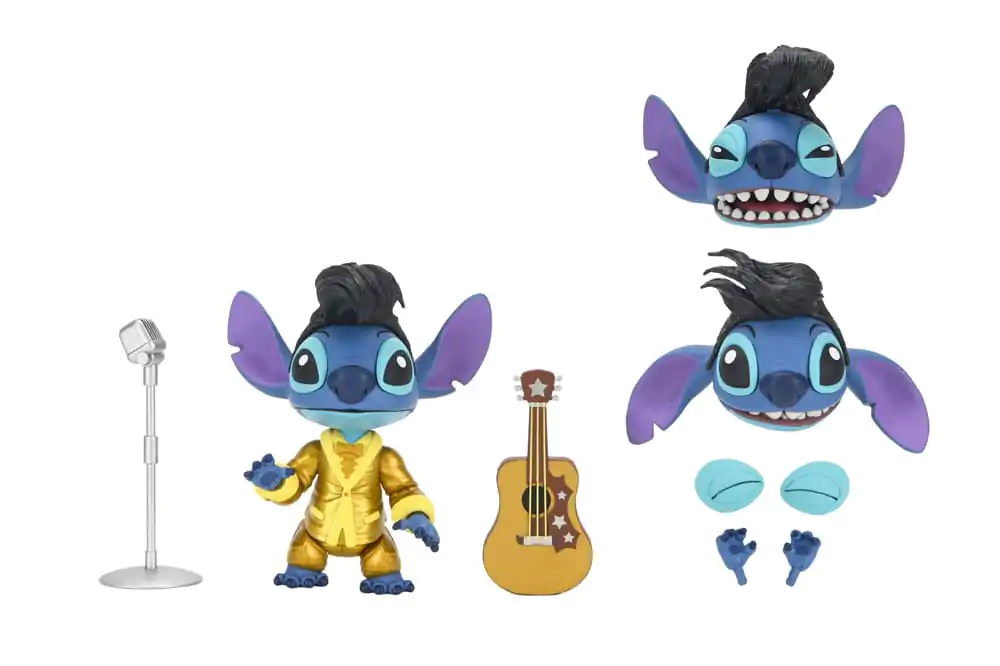Lilo & Stitch akční figurka Ultimate Gold Suit Elvis Stitch 7 cm fotografii produktu