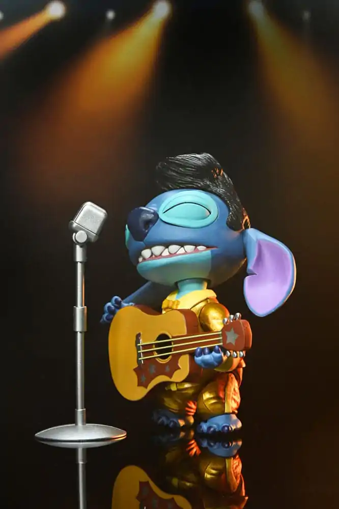 Lilo & Stitch akční figurka Ultimate Gold Suit Elvis Stitch 7 cm fotografii produktu