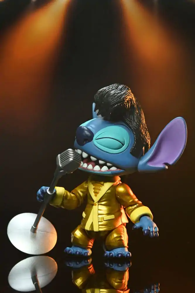 Lilo & Stitch akční figurka Ultimate Gold Suit Elvis Stitch 7 cm fotografii produktu