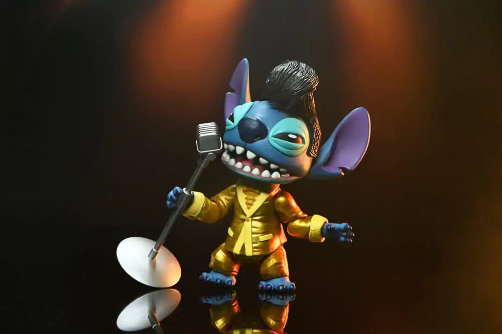 Lilo & Stitch akční figurka Ultimate Gold Suit Elvis Stitch 7 cm fotografii produktu