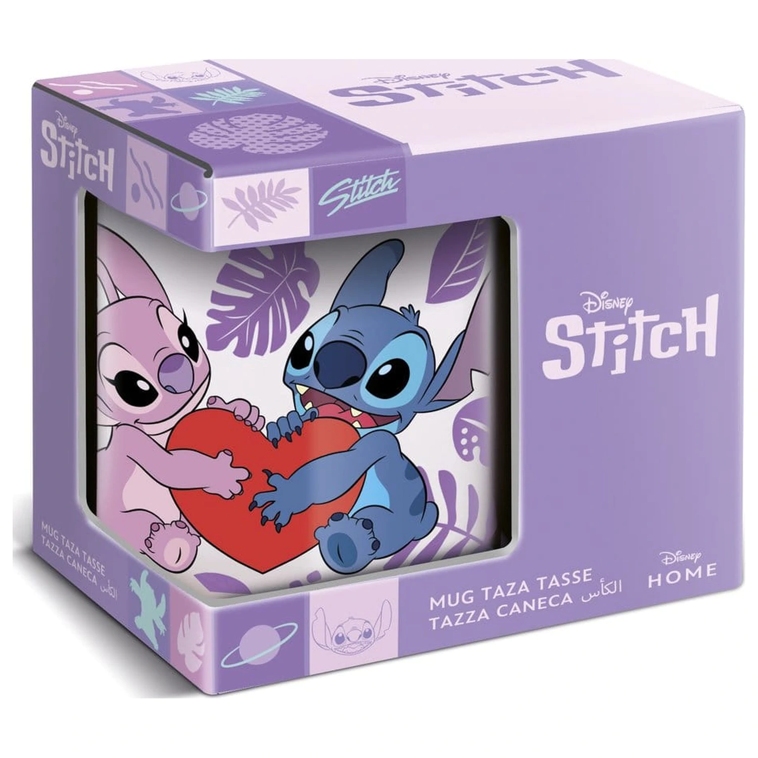 Lilo & Stitch hrnek Angel & Stitch Heart 325 ml fotografii produktu