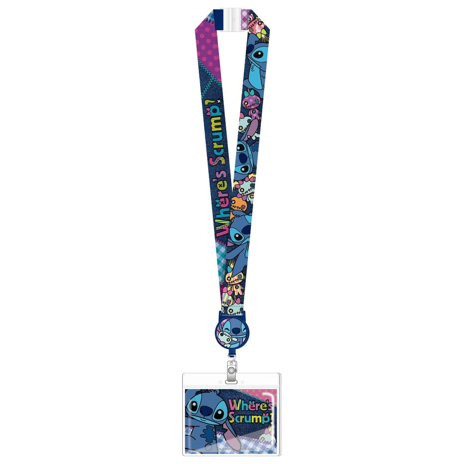Lilo & Stitch Deluxe Šňůrka s držákem na kartu Stitch Where's Scrump? fotografii produktu