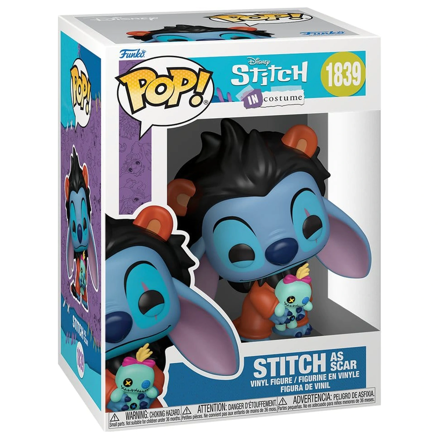 Lilo & Stitch Funko POP! Disney vinylová figurka Stitch as Scar 9 cm fotografii produktu