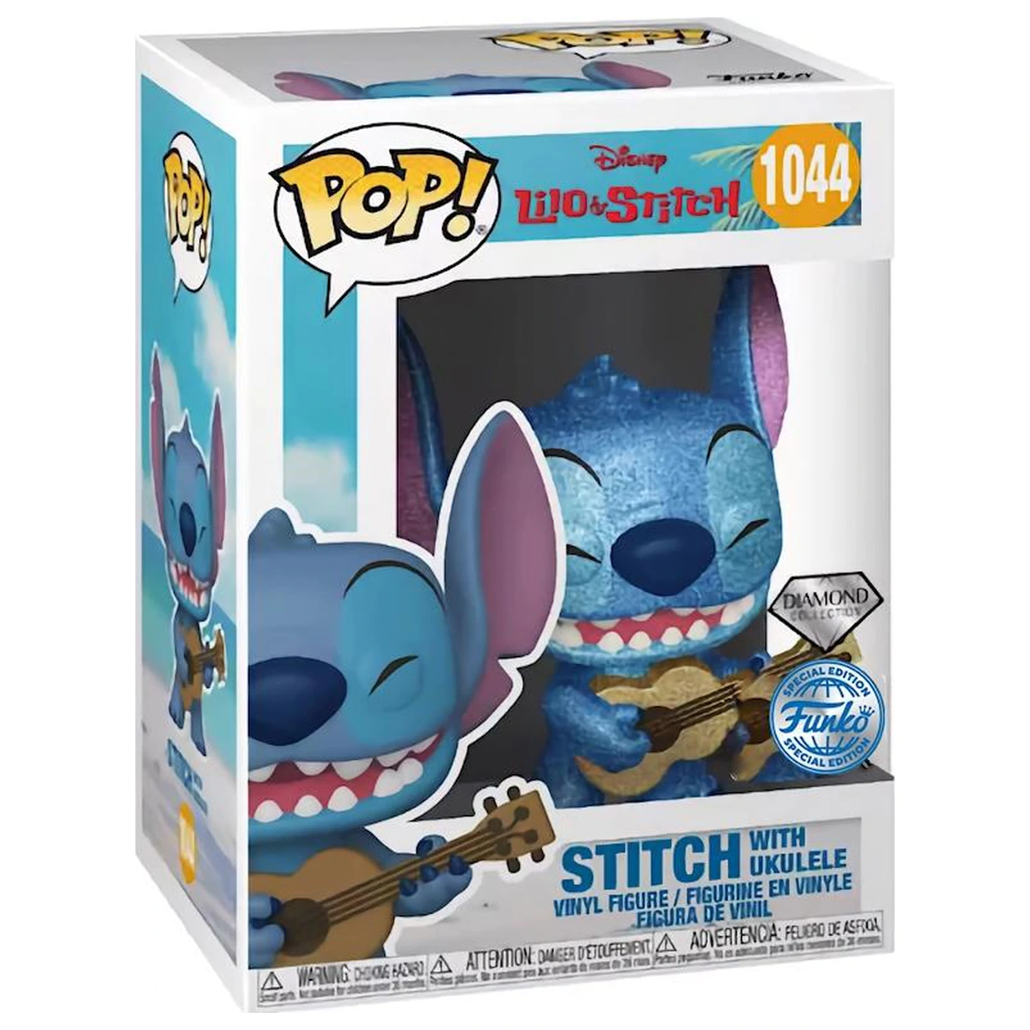 Lilo & Stitch Funko Pop Stitch s Ukulele (Diamond) fotografii produktu