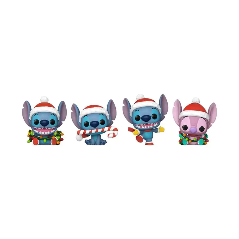 Lilo&Stitch Holiday 2025 Kapesní Funko POP! Vinylová Figurka 4-balení Dárkové Balení Stromek Holiday Box 4 cm fotografii produktu