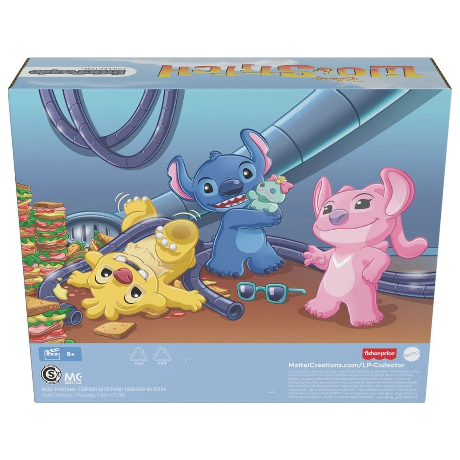 Lilo & Stitch Little People Sběratelská mini figurka 3-balení Stitch & The Cousins 7 cm fotografii produktu