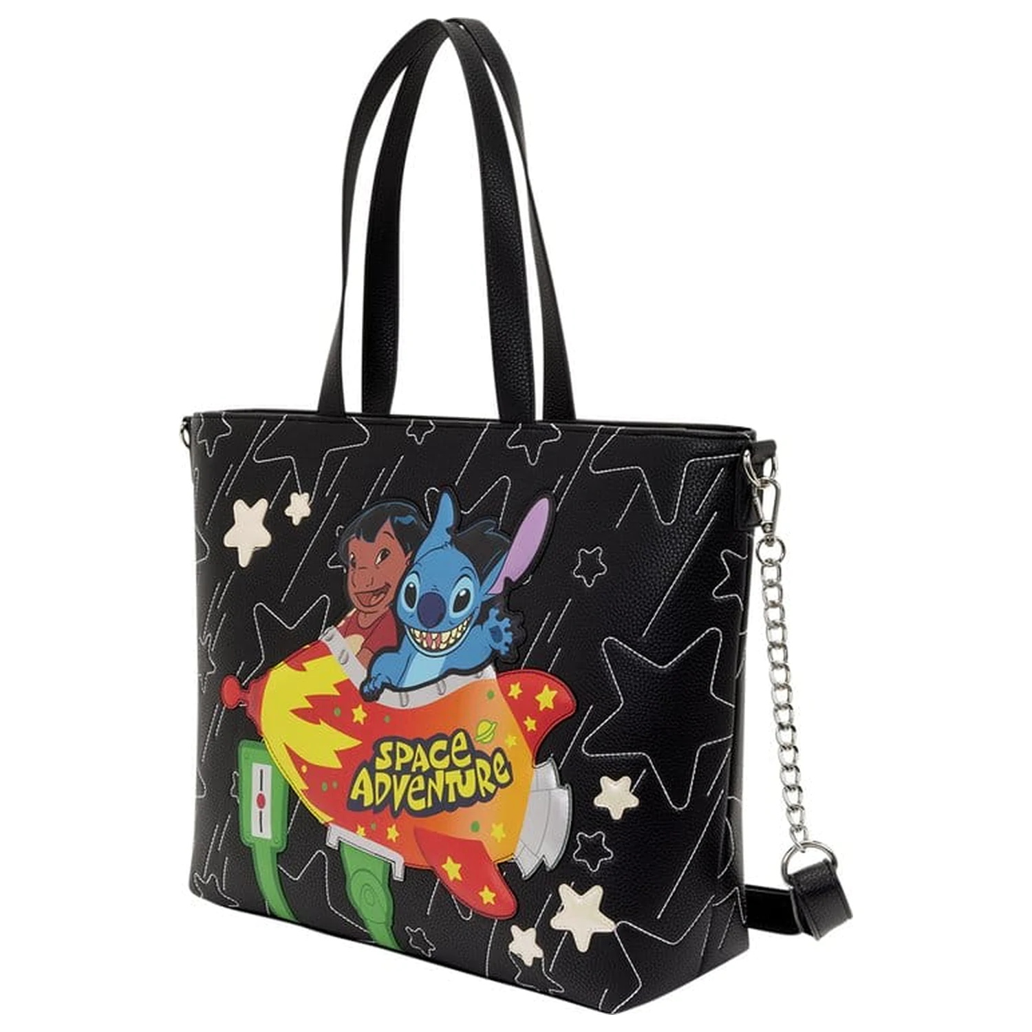 Lilo & Stitch by Loungefly Canvas taška s popruhy přes rameno Space Adventure fotografii produktu