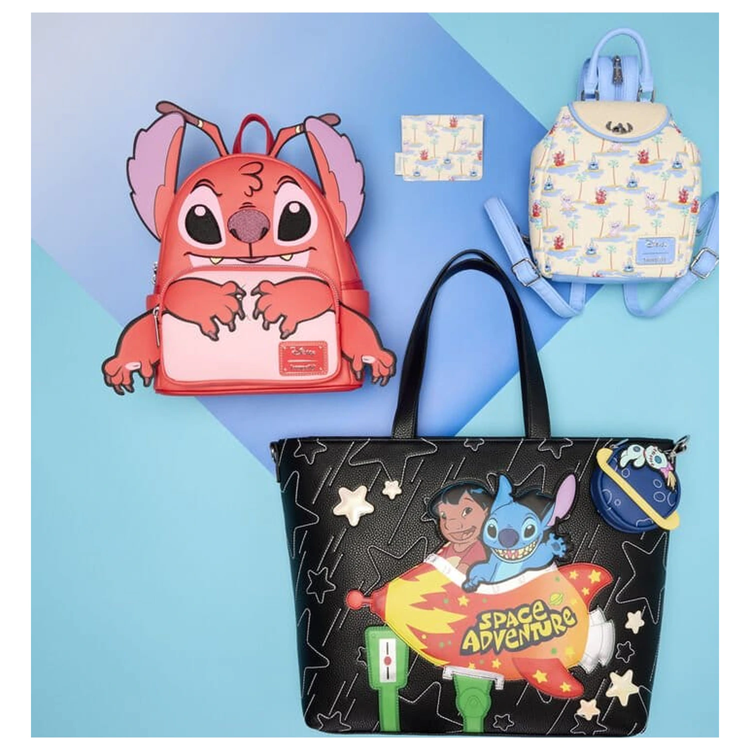Lilo & Stitch by Loungefly Canvas taška s popruhy přes rameno Space Adventure fotografii produktu