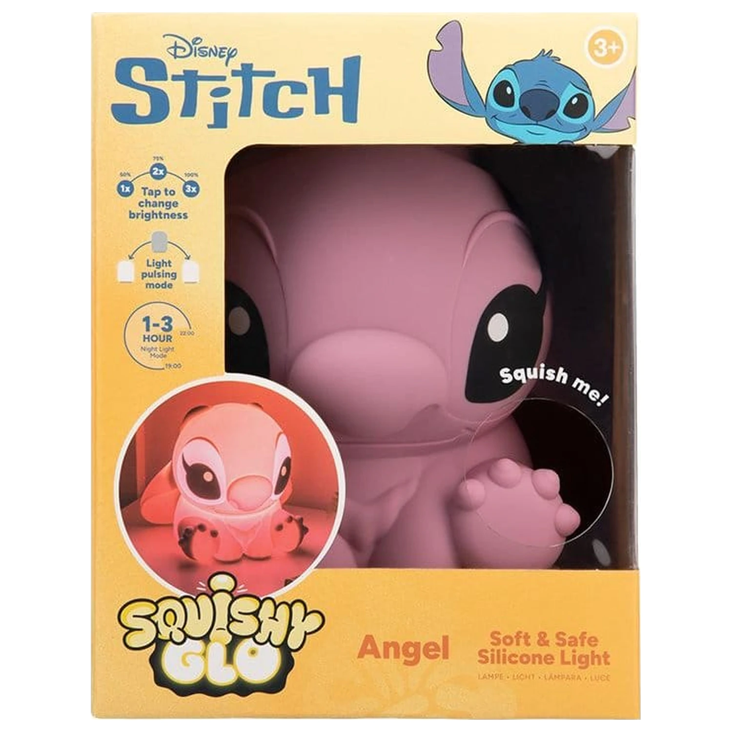 Lilo & Stitch SquishyGlo Silicon Light Angel dobíjecí silikonové světlo Anděl fotografii produktu
