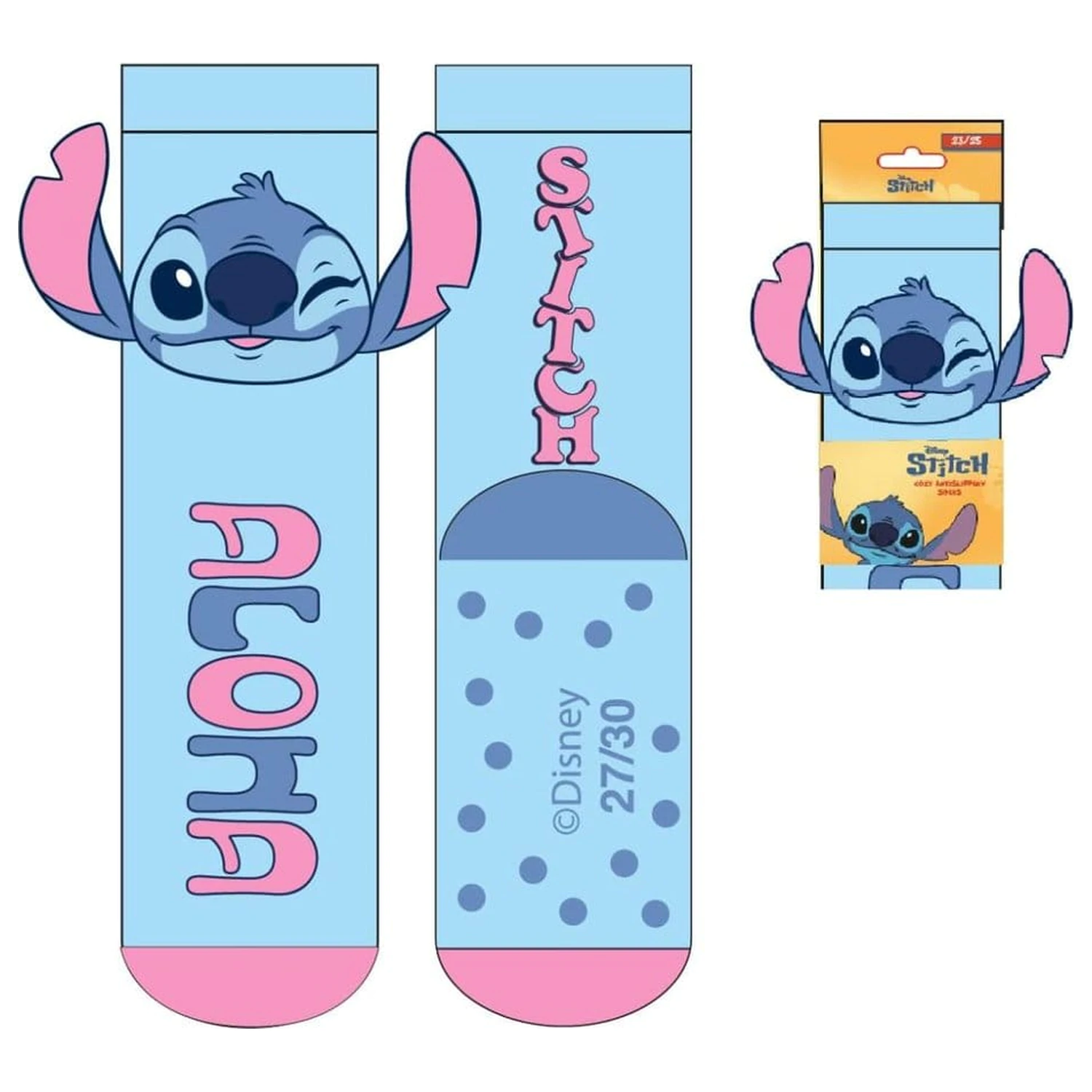 Lilo & Stitch Útulné protiskluzové ponožky Stitch 27-34 fotografii produktu