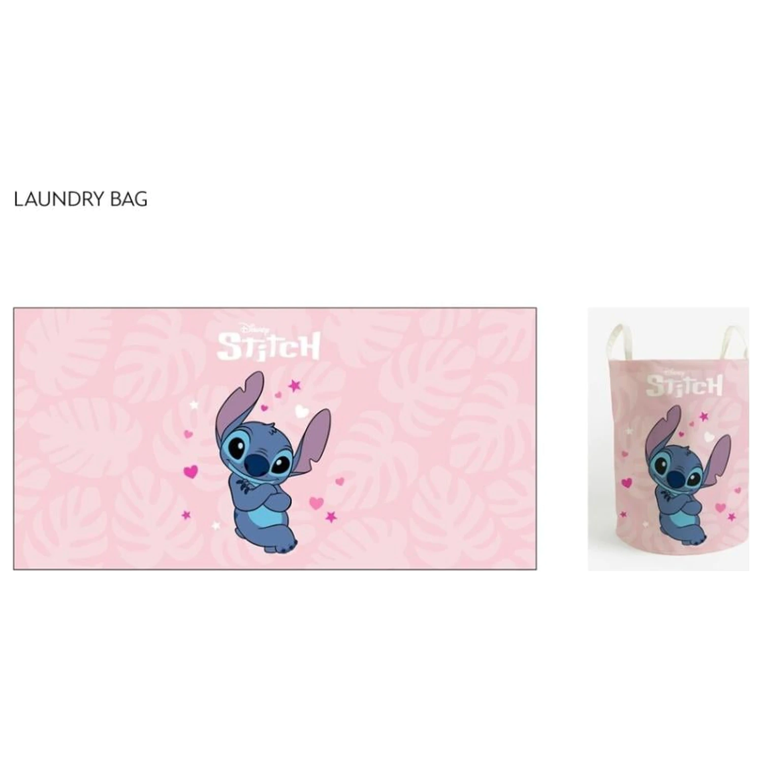 Lilo & Stitch Stitch "Heart" Prádelní taška 50x32cm fotografii produktu