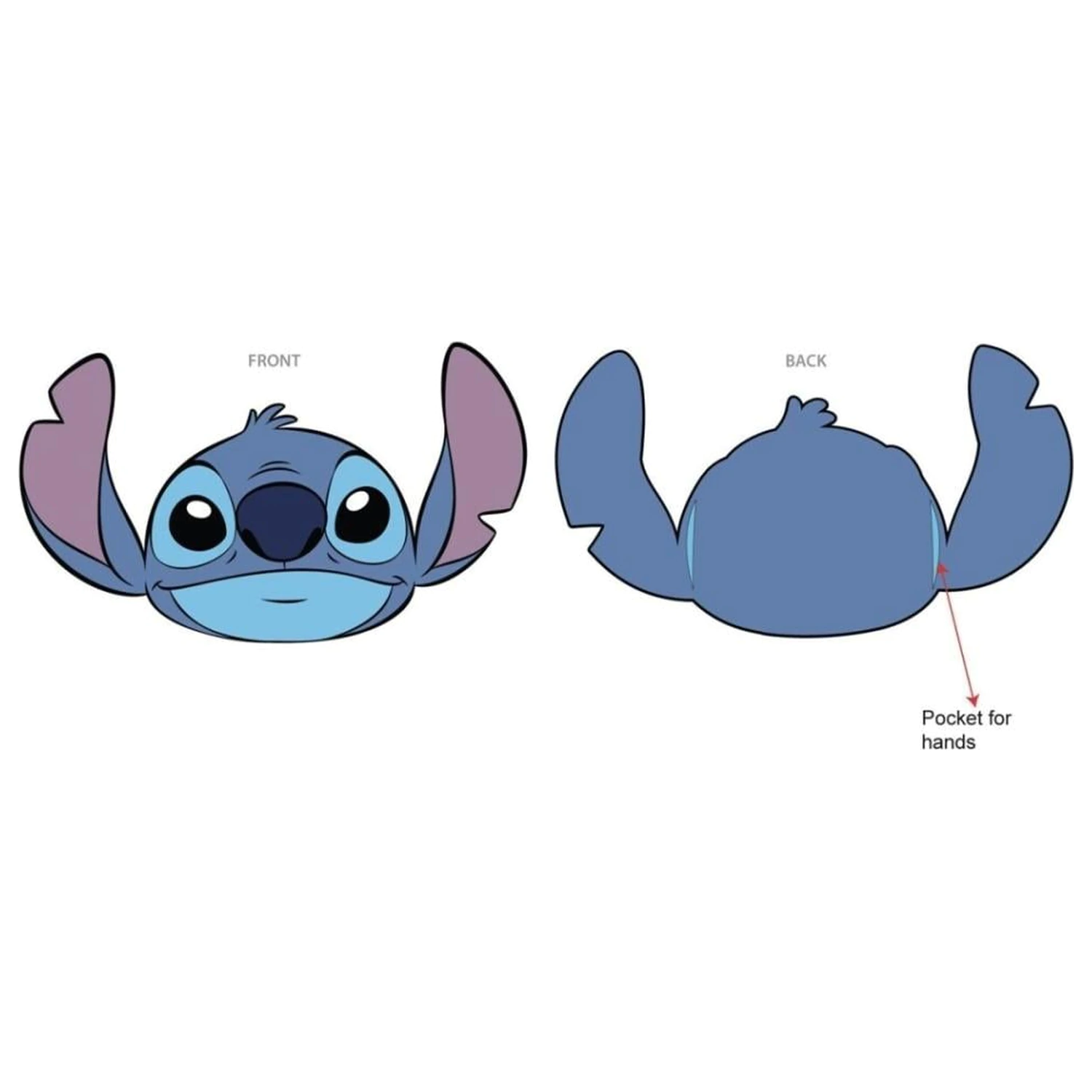 Polštář s ohřívačem rukou Lilo & Stitch Stitch fotografii produktu