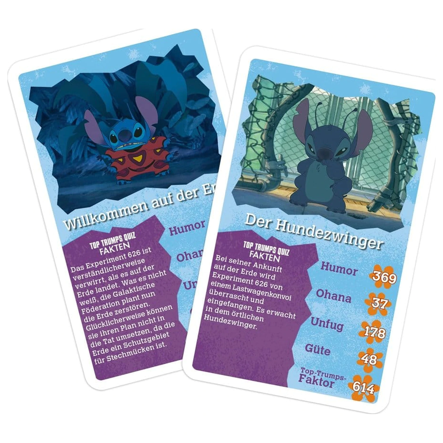 Lilo & Stitch karetní hra Top Trumps *německá verze* fotografii produktu