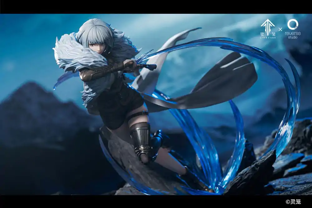 Ling Cage: Incarnation Socha 1/7 Bai Yuekui 25 cm fotografii produktu