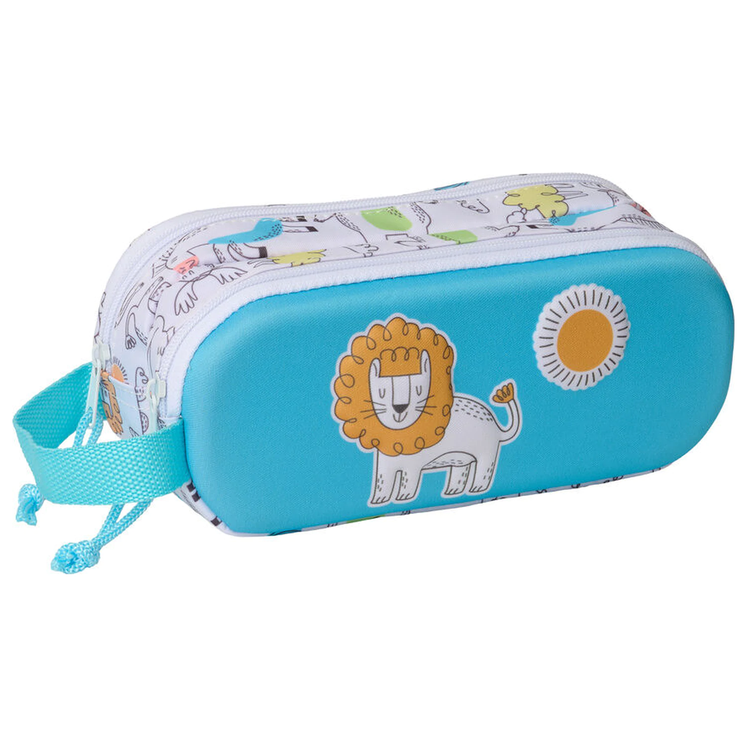 Lion 3D dvojitý penál fotografii produktu