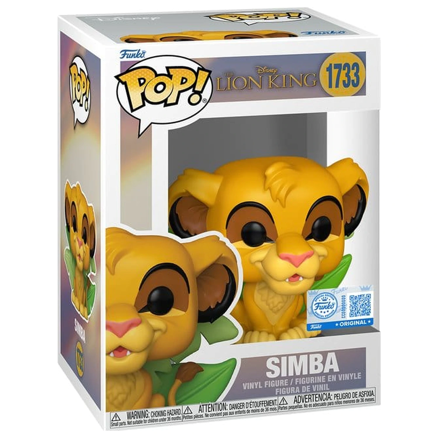 Lion King Funko POP! Disney Vinylová Figurka Simba 9 cm fotografii produktu