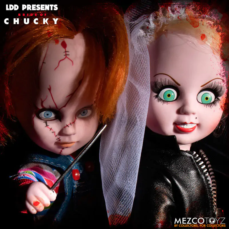 Living Dead Dolls Chucky a Tifanny balení 2 figurky 25 cm fotografii produktu