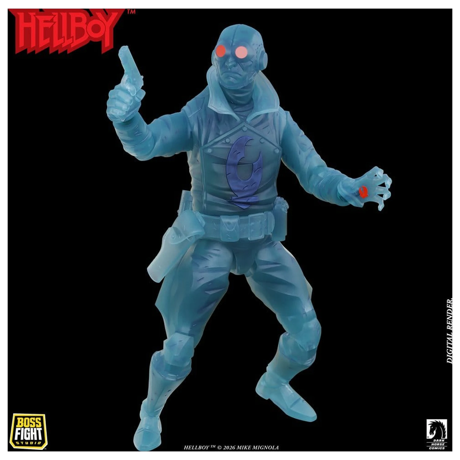 Lobster Johnson 1/12 Akční figurka The Ghost of Lobster Johnson (Limitovaná edice) 17 cm fotografii produktu