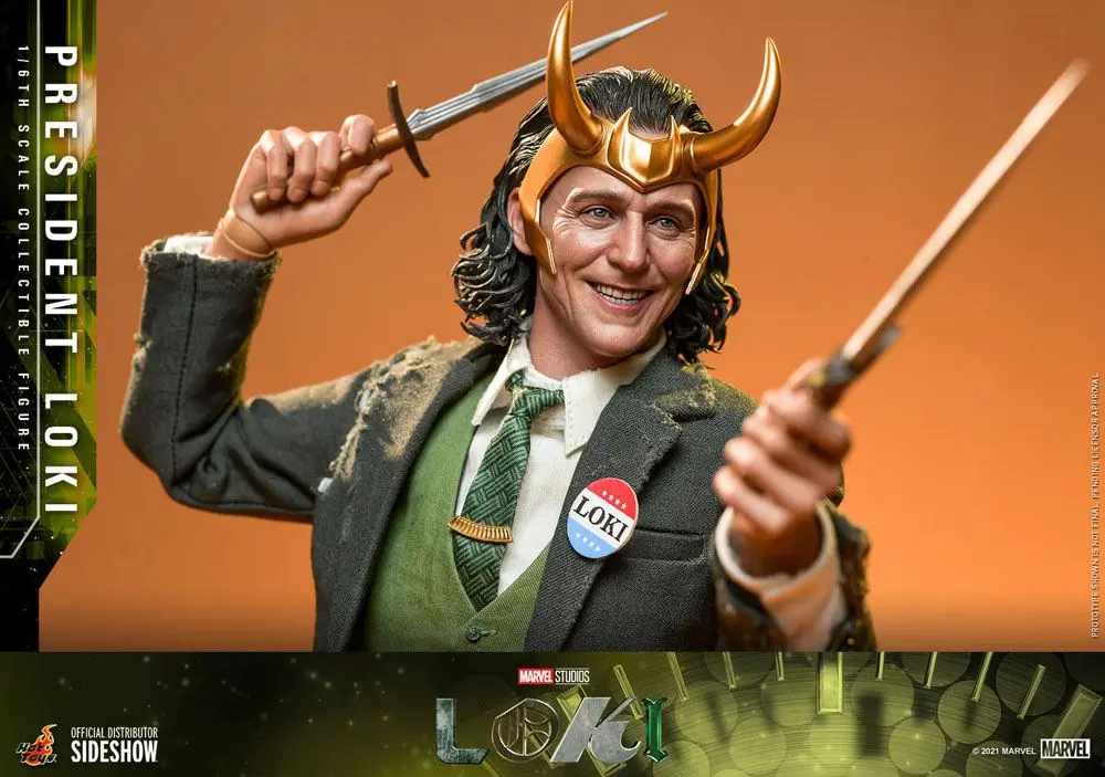 Akční figurka Loki 1/6 President Loki 31 cm fotografii produktu