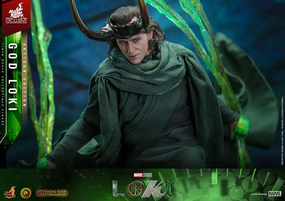 Loki DX akční figurka 1/6 God Loki Artisan Edition Hot Toys Exclusive 31 cm fotografii produktu