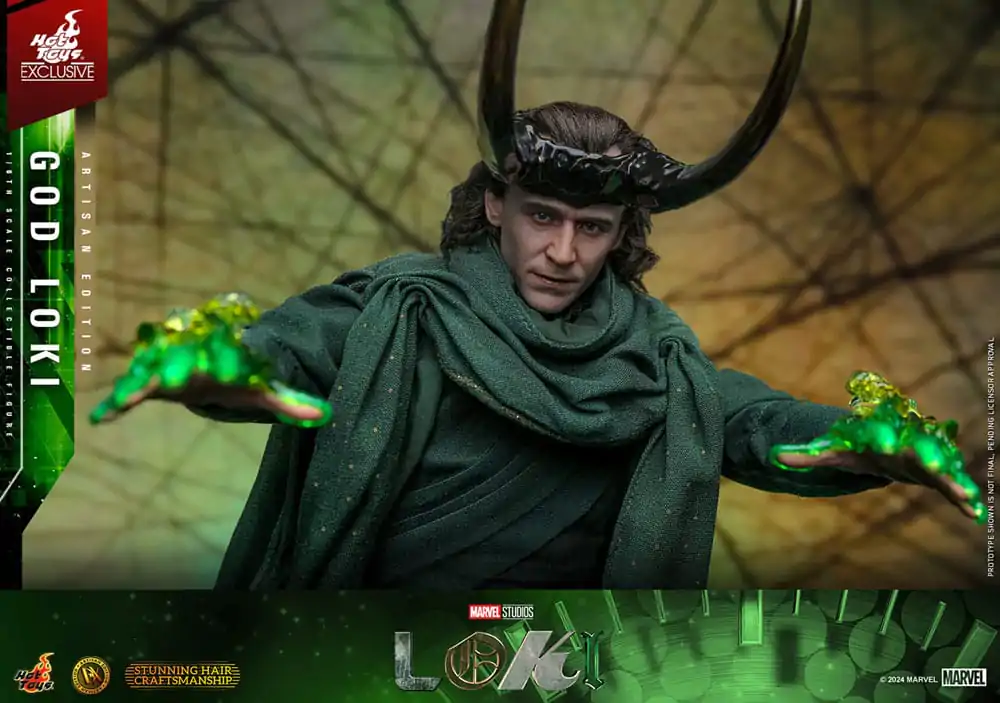 Loki DX akční figurka 1/6 God Loki Artisan Edition Hot Toys Exclusive 31 cm fotografii produktu