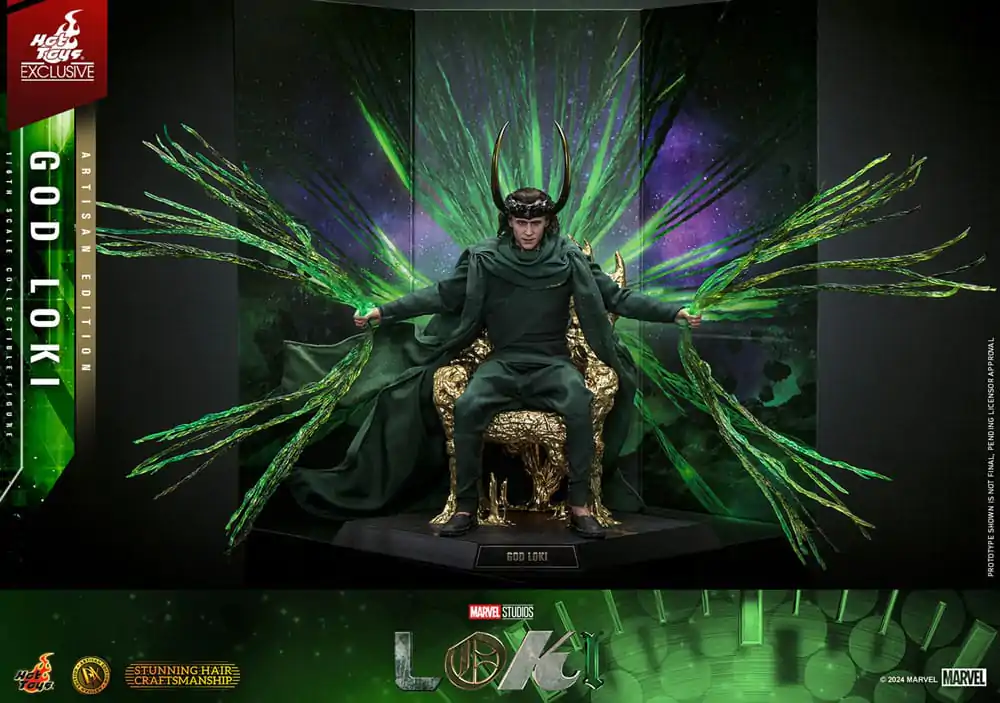 Loki DX akční figurka 1/6 God Loki Artisan Edition Hot Toys Exclusive 31 cm fotografii produktu