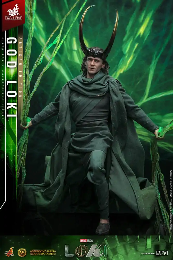 Loki DX akční figurka 1/6 God Loki Artisan Edition Hot Toys Exclusive 31 cm fotografii produktu
