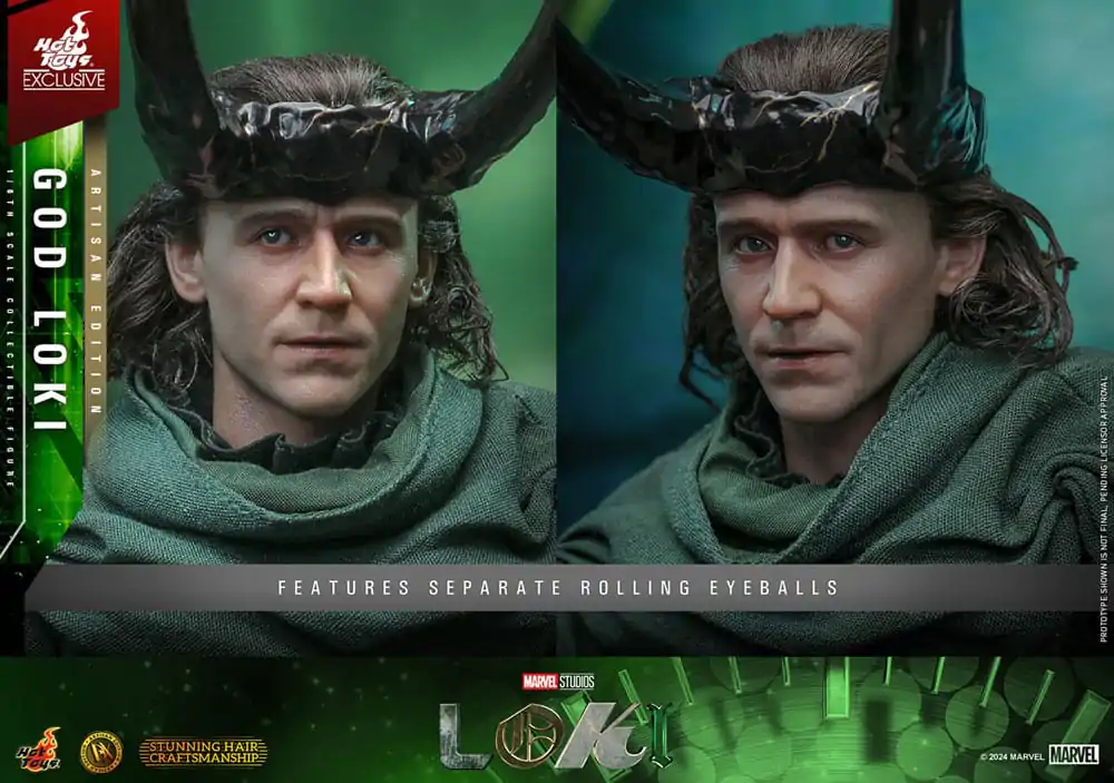 Loki DX akční figurka 1/6 God Loki Artisan Edition Hot Toys Exclusive 31 cm fotografii produktu