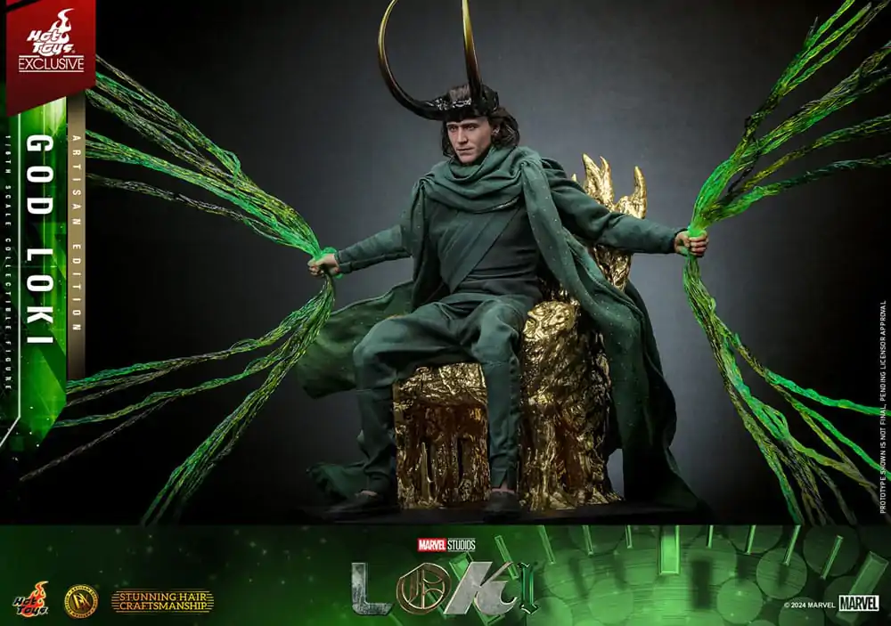 Loki DX akční figurka 1/6 God Loki Artisan Edition Hot Toys Exclusive 31 cm fotografii produktu