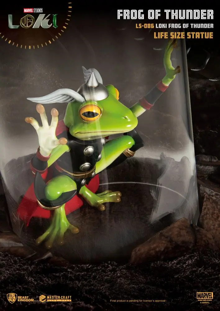 Loki socha životní velikosti Frog of Thunder 26 cm fotografii produktu