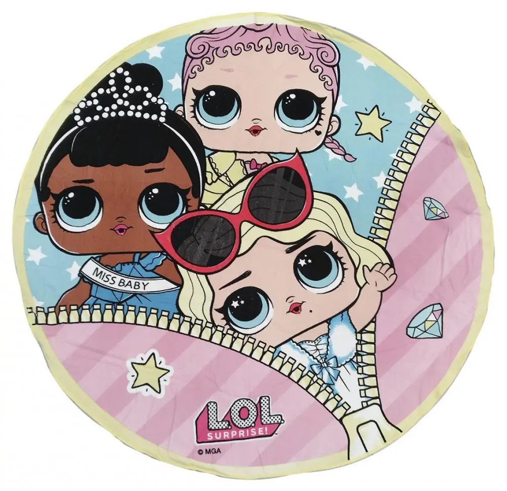 LOL Surprise Glam kulatá osuška z mikrovlákna fotografii produktu