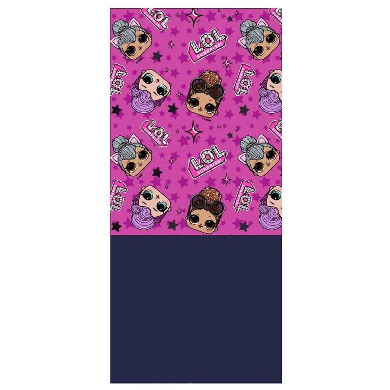 LOL Surprise Purple Star dětská šála, nákrčník fotografii produktu
