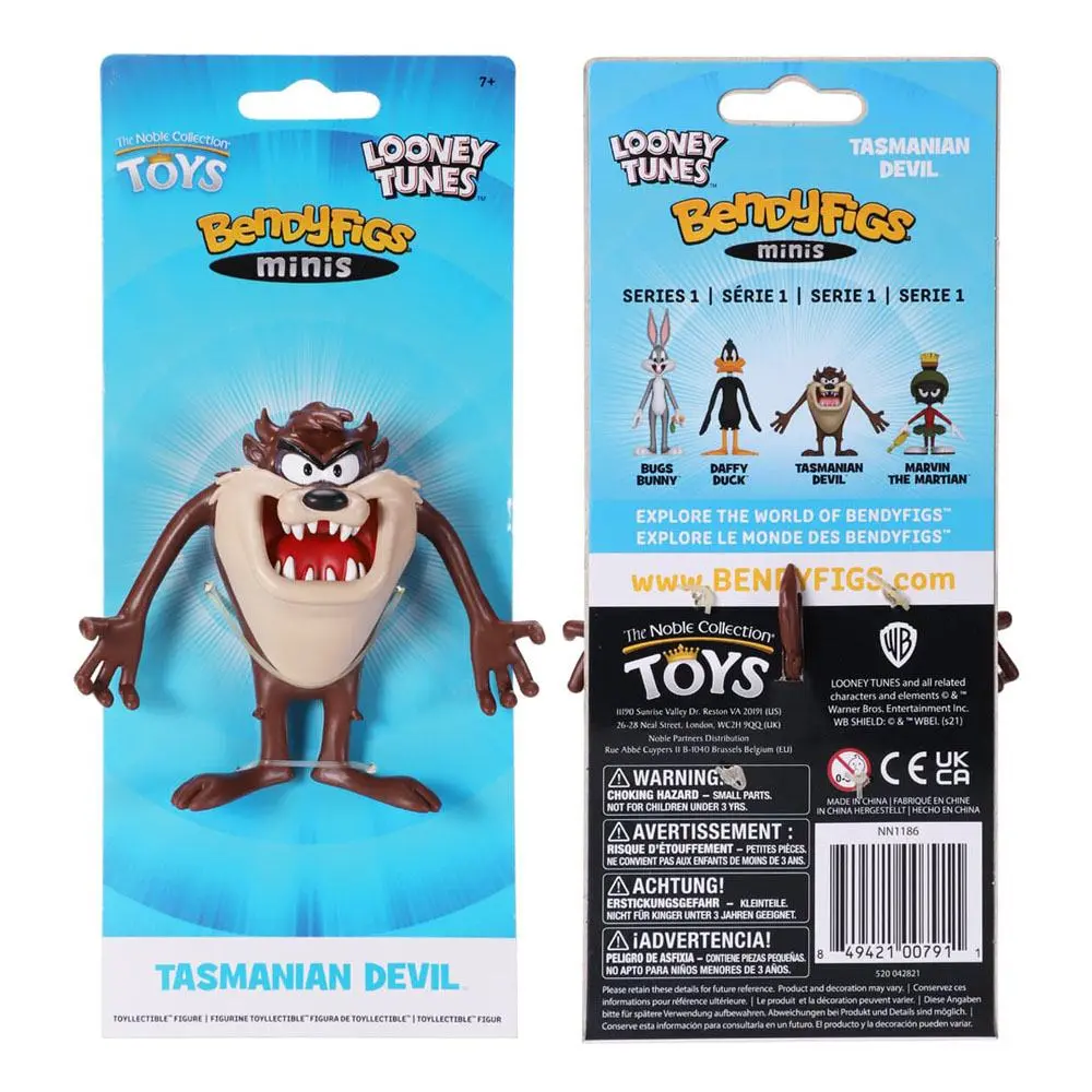 Looney Tunes Bendyfigs Ohebná figurka Taz Tasmanian Devil 9 cm fotografii produktu