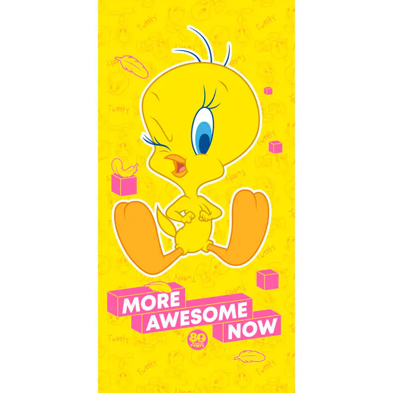 Looney Tunes Tweety mikrovláknová plážová osuška fotografii produktu