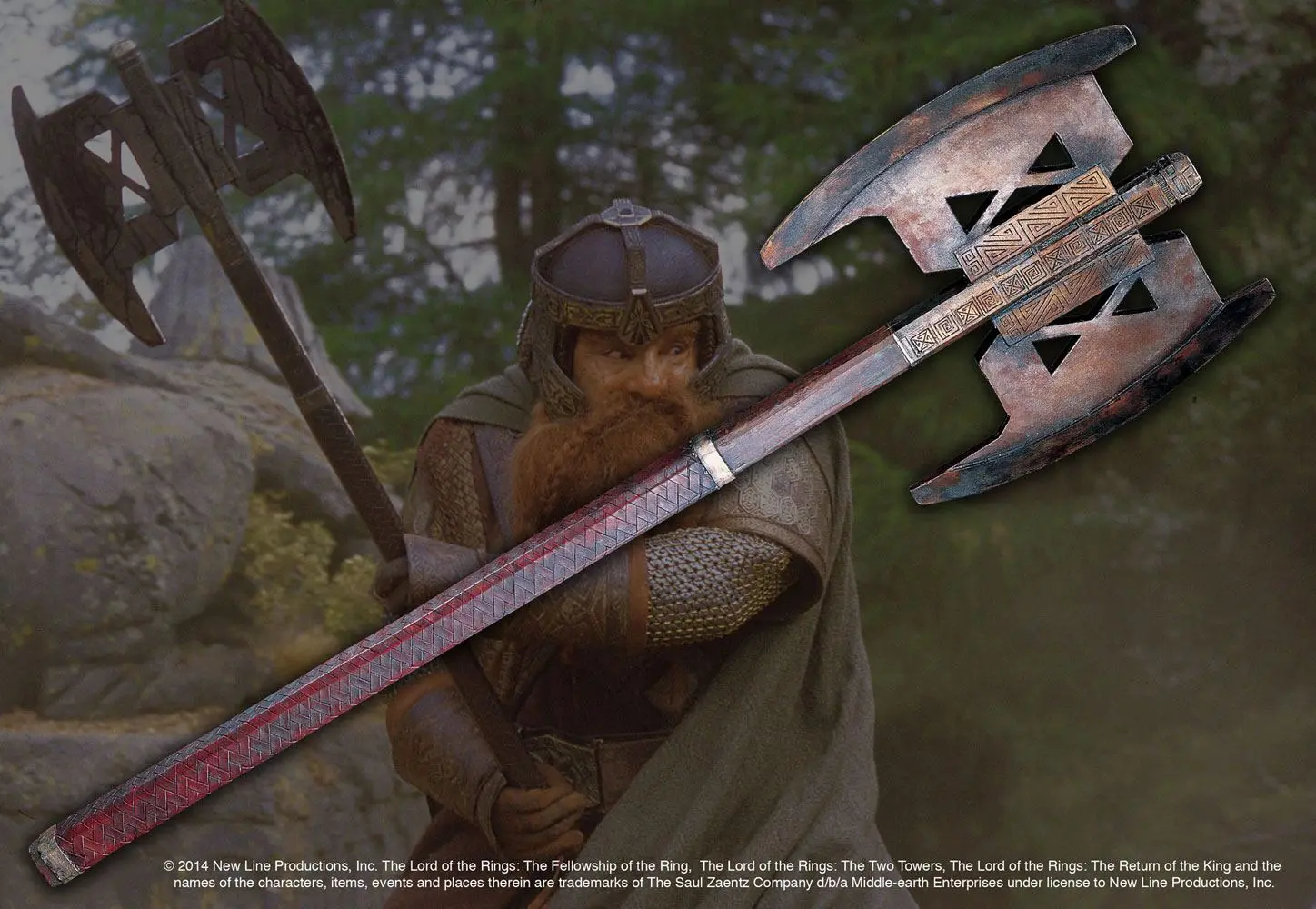 Lord of the Rings Replica 1/1 The Gimli Axe replika fotografii produktu