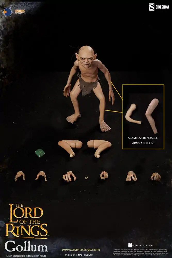 Lord of the Rings akční figurka 1/6 Glum 20 cm fotografii produktu