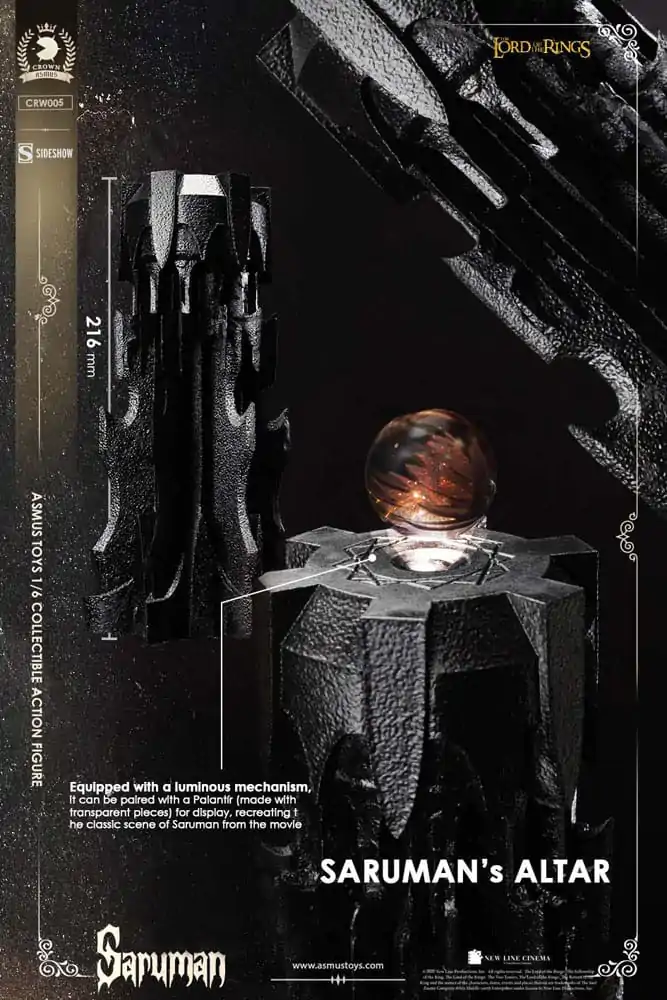 Lord of the Rings Akční figurka 1/6 Saruman 31 cm fotografii produktu