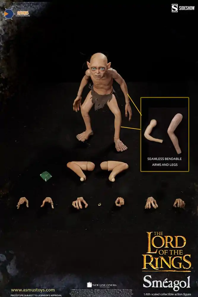 Lord of the Rings Akční figurka 1/6 Sméagol 20 cm fotografii produktu