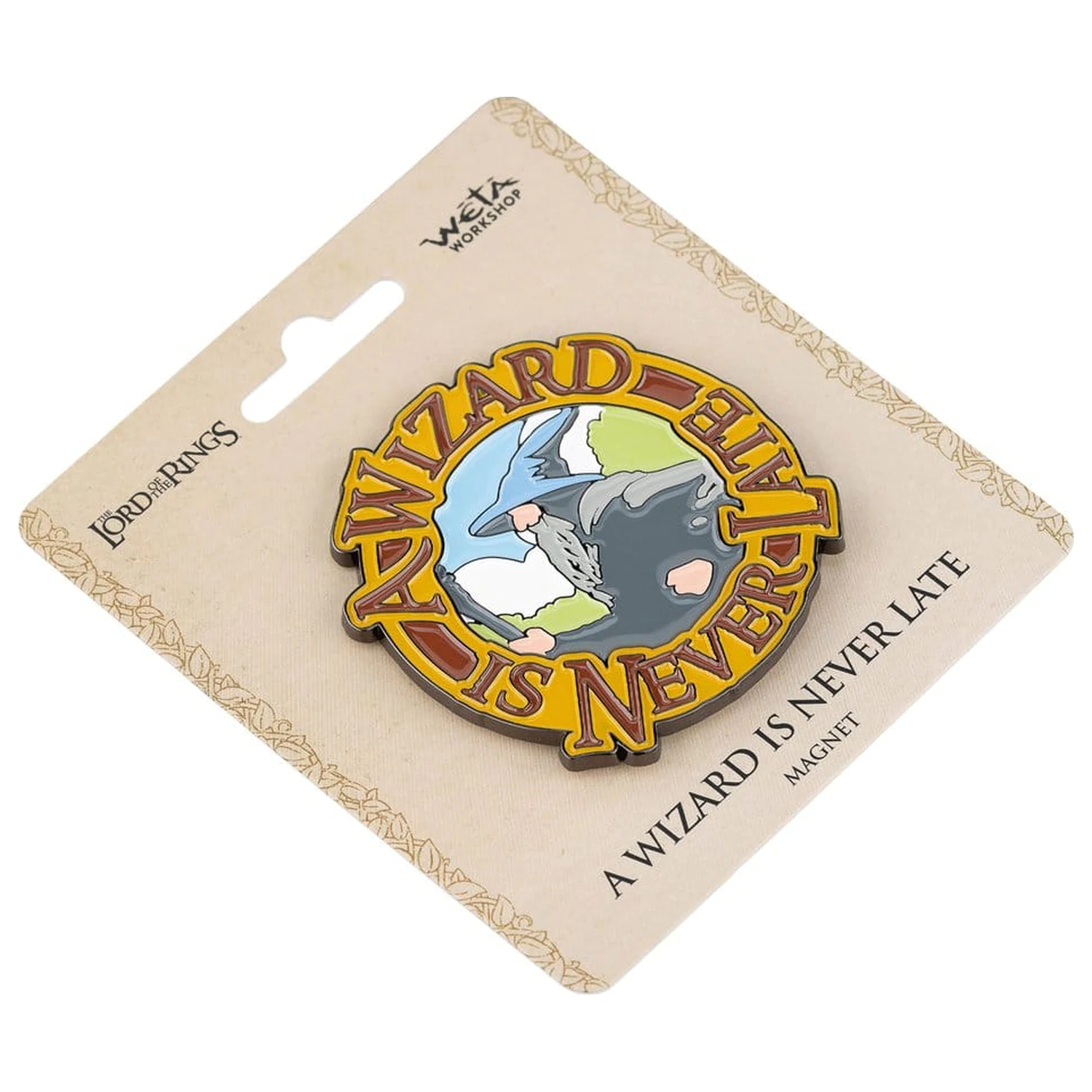Lord of the Rings Magnet A Wizard Is Never Late (Smaltovaný) 7 cm fotografii produktu