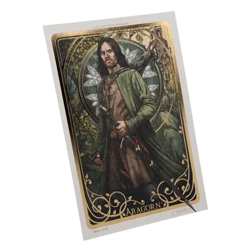 Lord of the Rings Art Print Aragorn Art Card 14 x 21 cm Limitovaná edice fotografii produktu